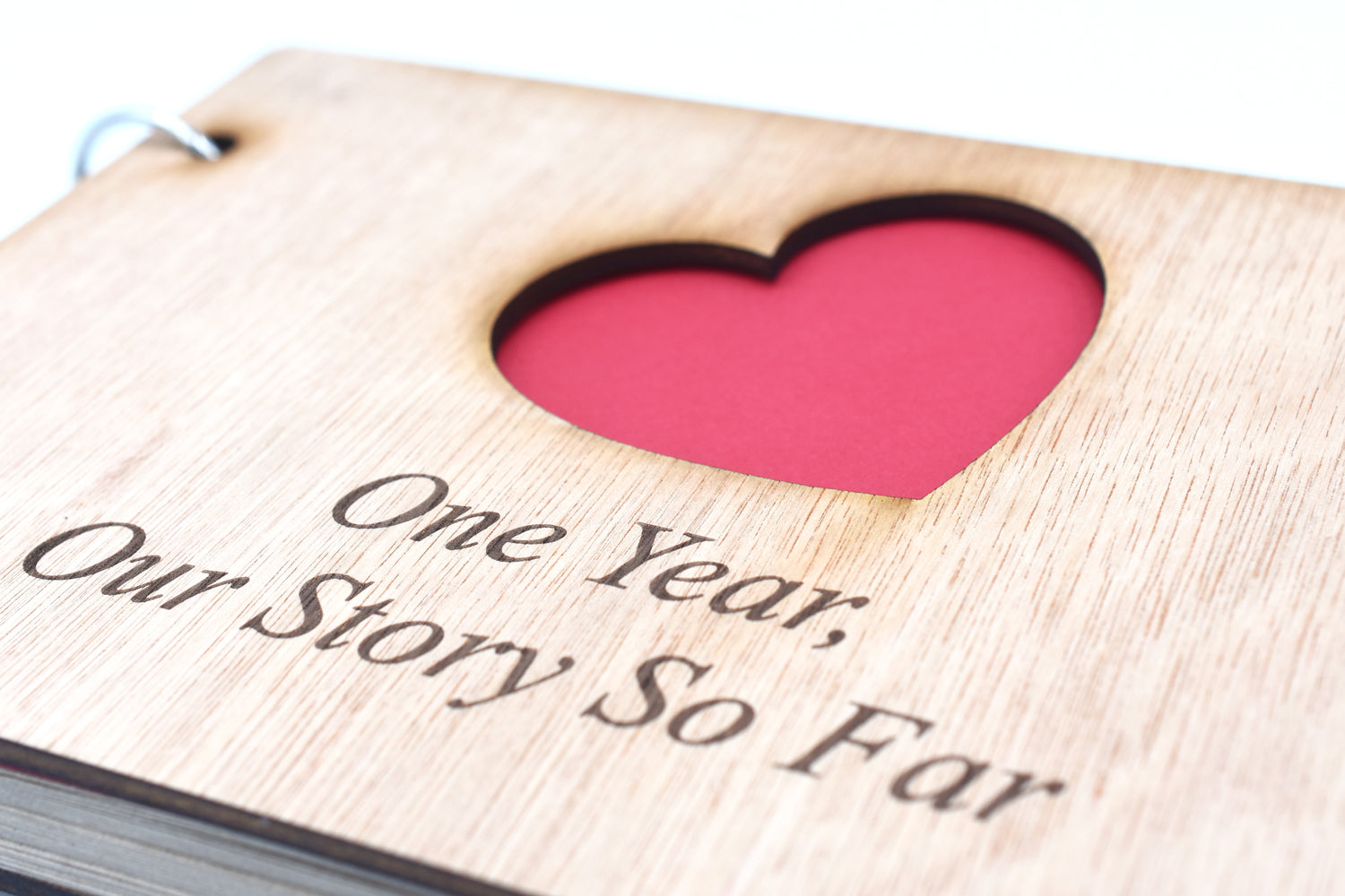 1 Year Anniversary – Our Story So Far Scrapbook