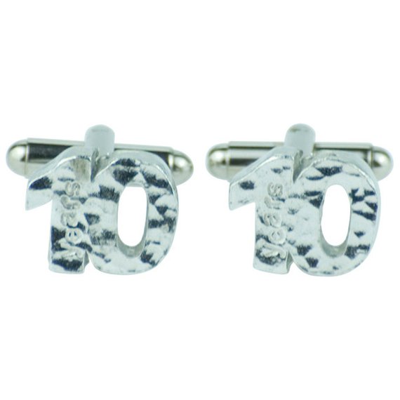 10 Year Beaten Cufflinks