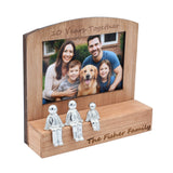 10 Years together Photo frame family , 6x4 Photo, Choose Your Own Family Combination, Christmas, Valentines, Birthdays, Anniversaries