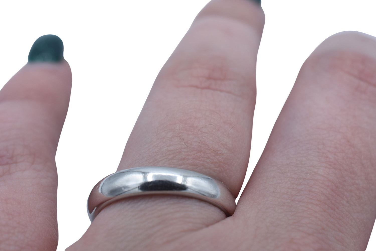 Plain Tin Matching Rings