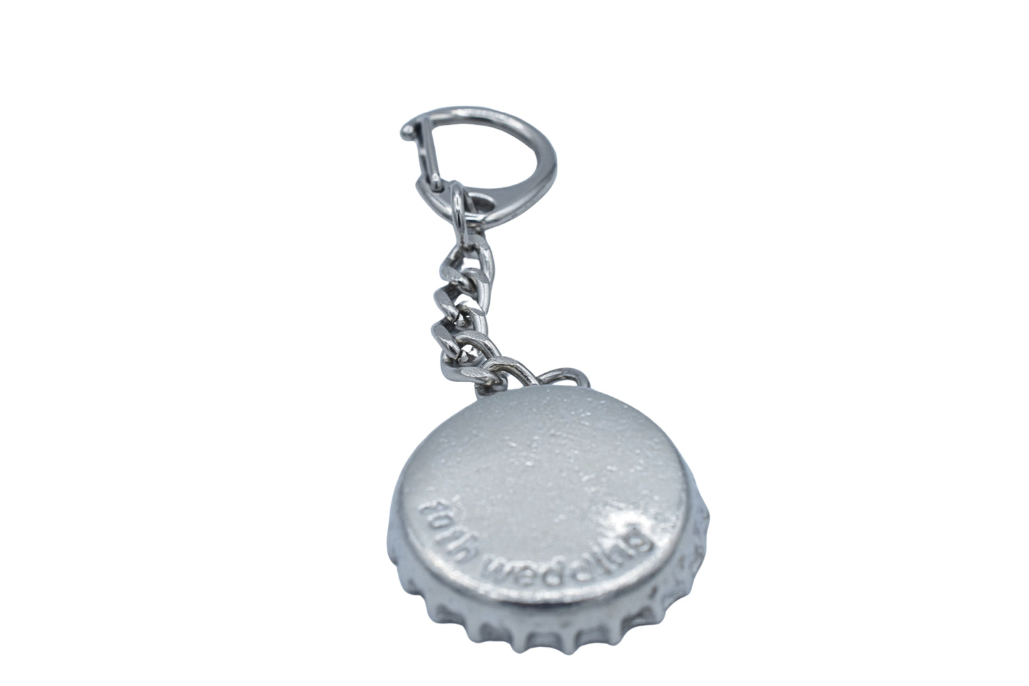 10th Anniversary Tin Bottle Cap Keyring