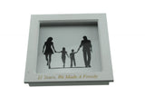 11 Years We Made A Family White Wooden Frame