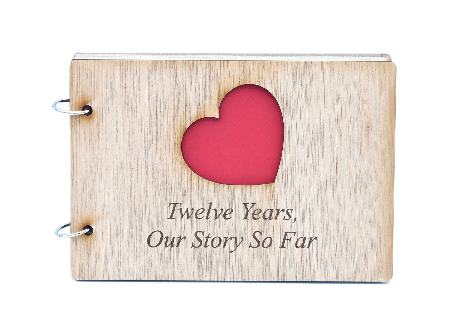 12 Year Anniversary – Our Story So Far Scrapbook