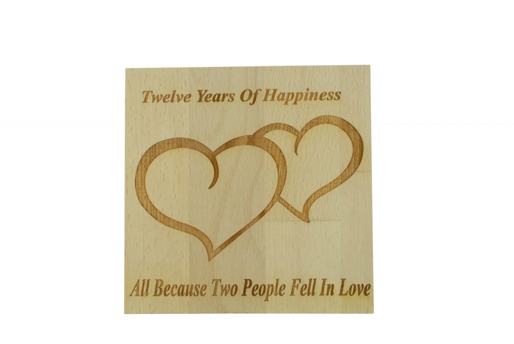 12 Years of Happiness Beech Block