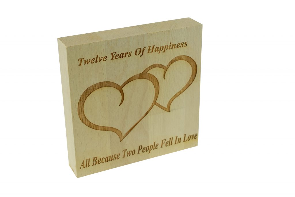 12 Years of Happiness Beech Block