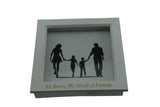 13 Years We Made A Family White Wooden Frame