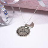 14th Anniversary Moon Necklace