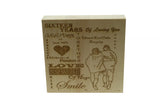 16 Years of Loving You Wooden Block