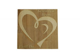 17 Year Anniversary I Still Do - Dark Beech Block