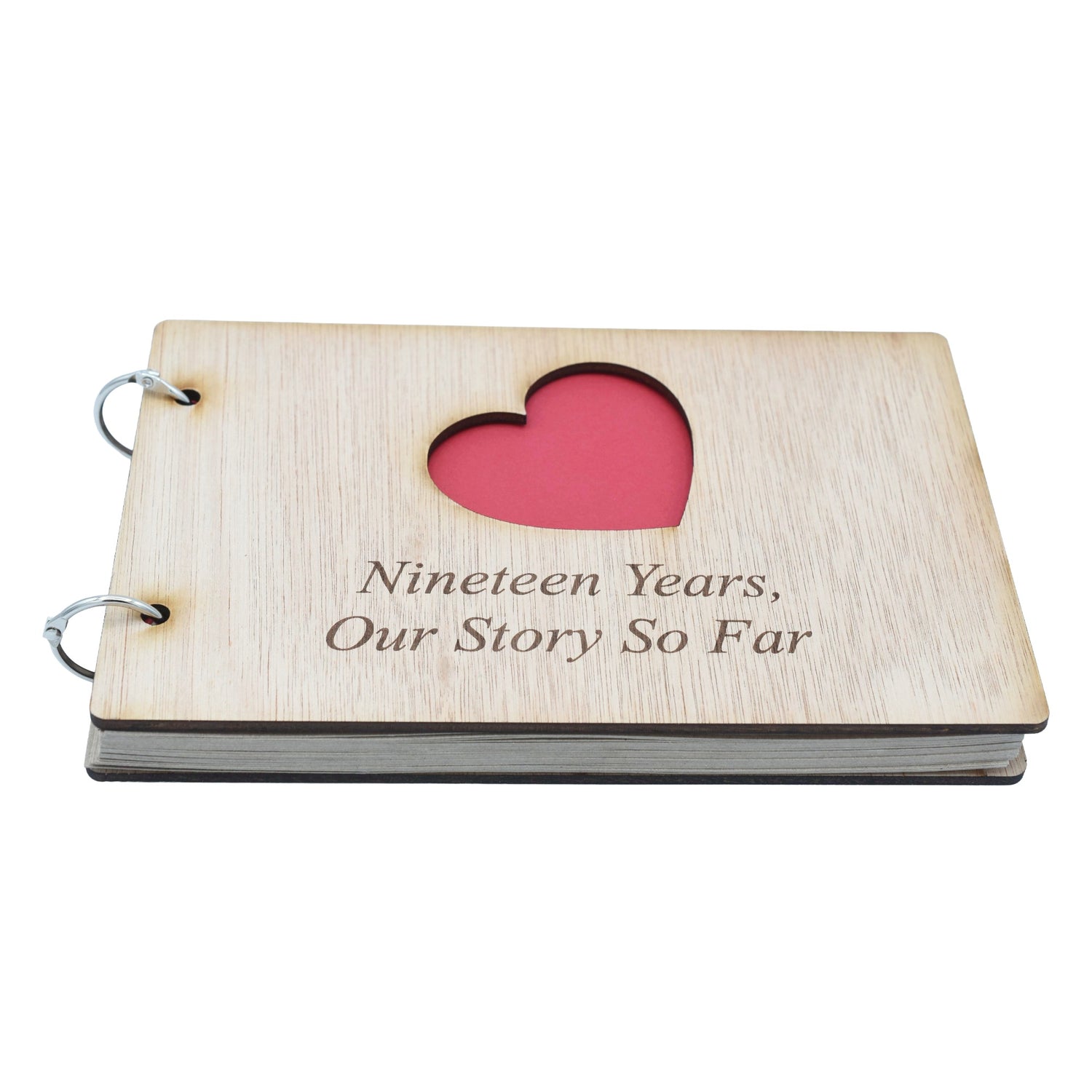 19 Year Anniversary – Our Story So Far Scrapbook