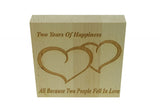 2 Years of Happiness Beech Block