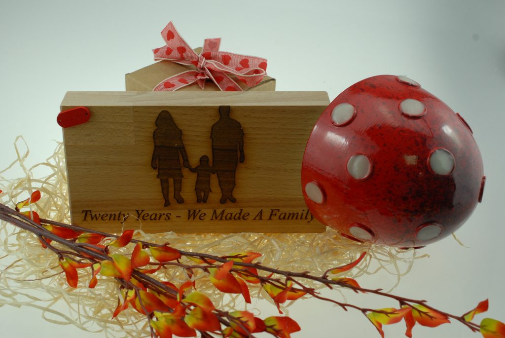 20 Years We Made A Family Beech Block