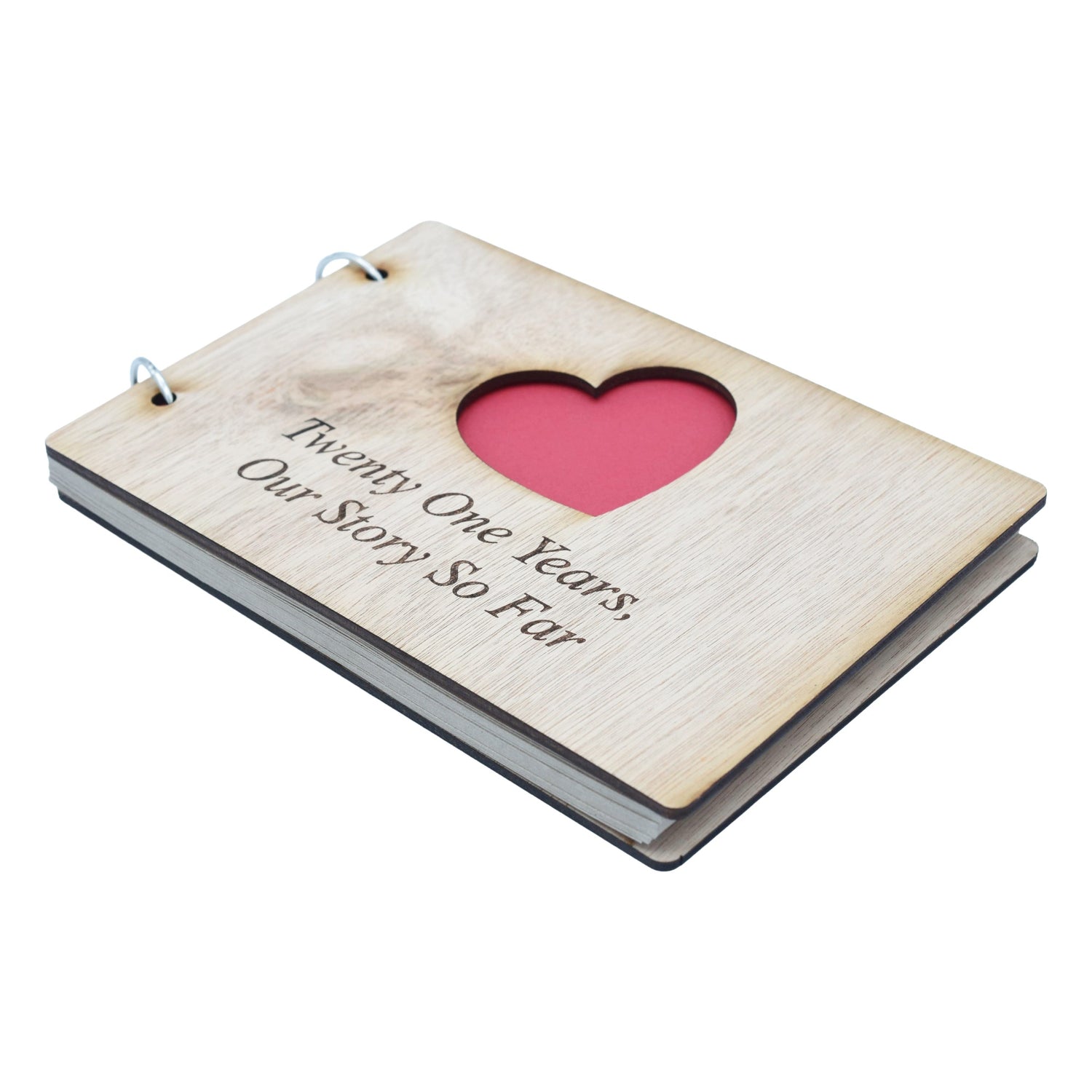 21 Year Anniversary – Our Story So Far Scrapbook