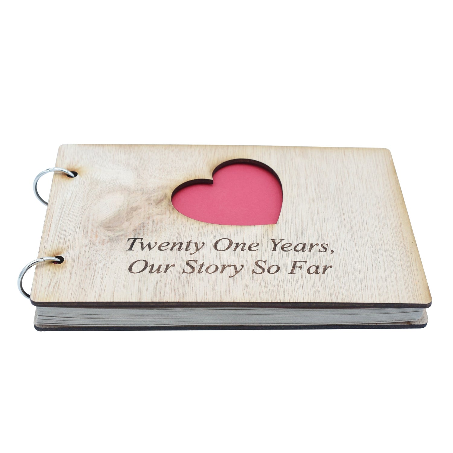 21 Year Anniversary – Our Story So Far Scrapbook