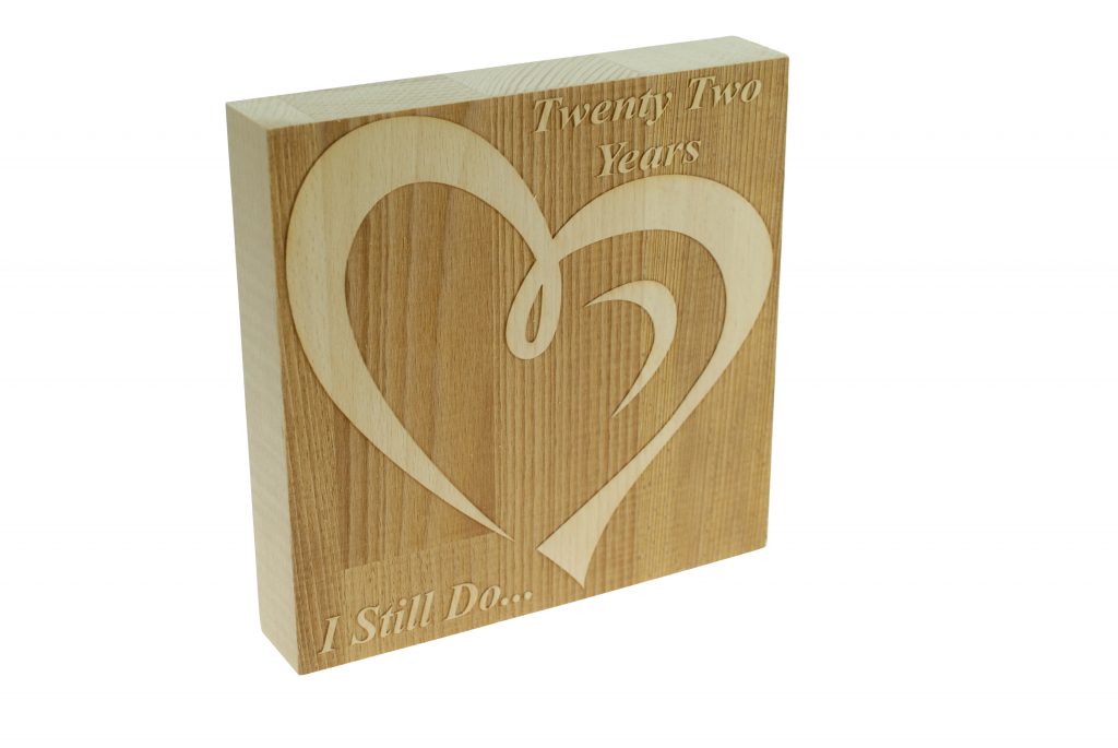 22 Year Anniversary I Still Do - Dark Beech Block