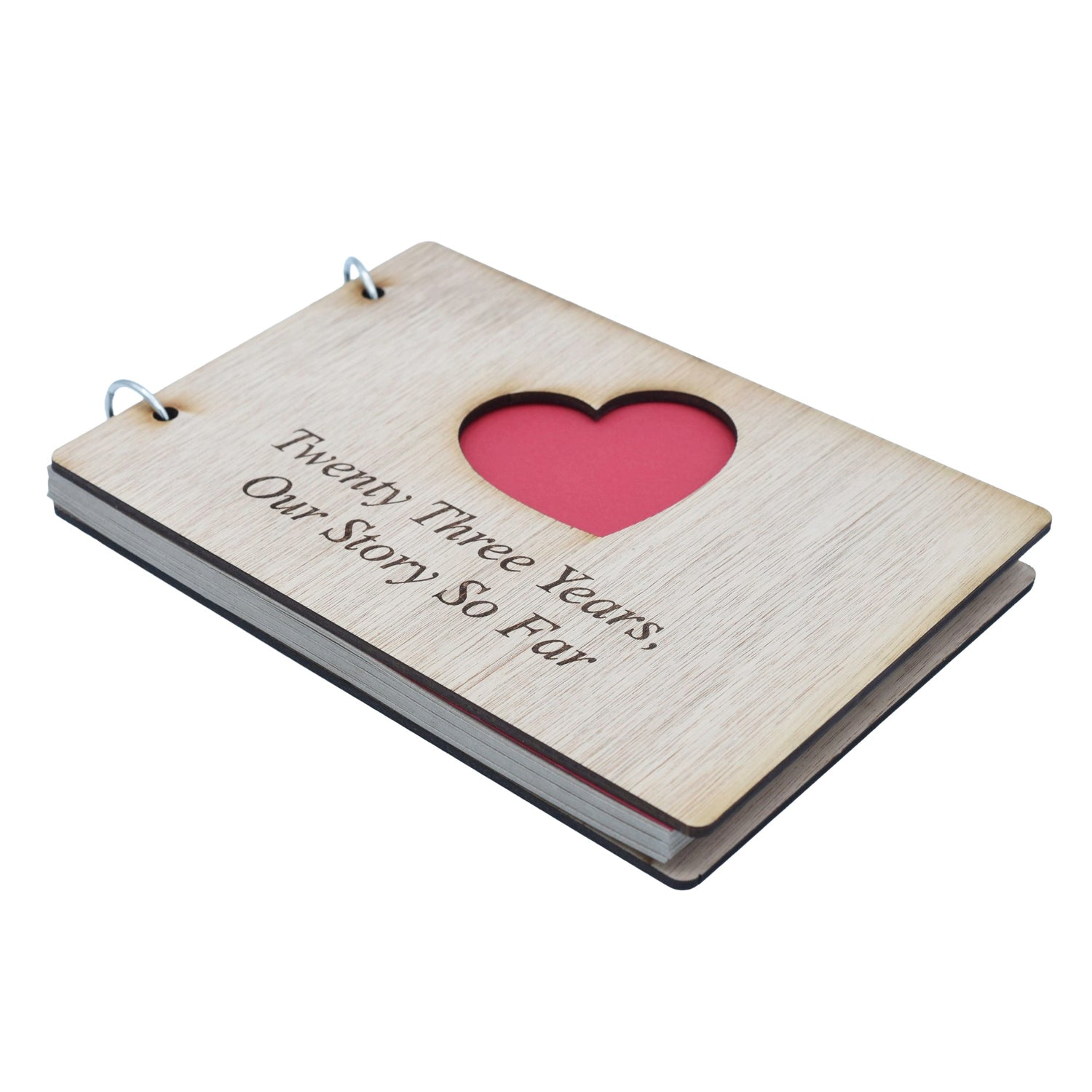 23 Year Anniversary – Our Story So Far Scrapbook