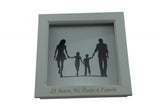 23 Years We Made A Family White Wooden Frame