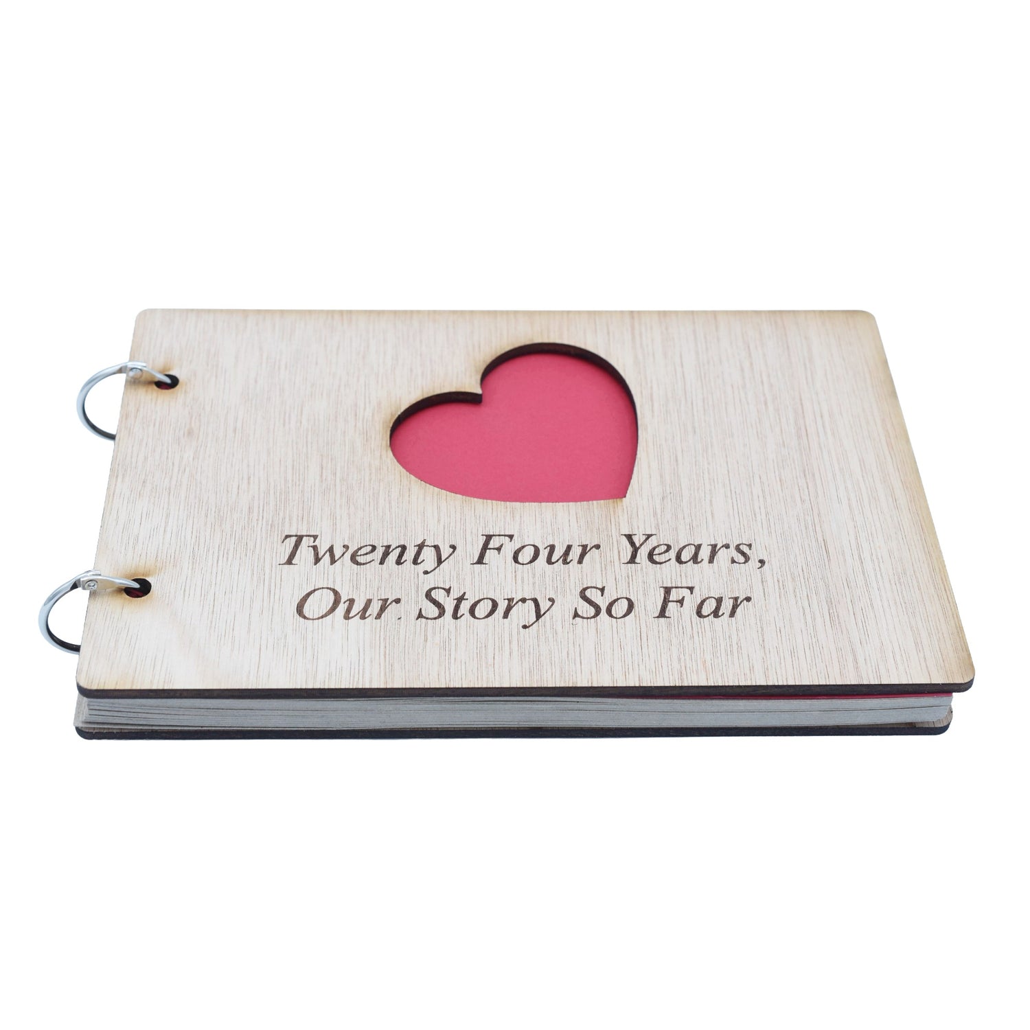 24 Year Anniversary – Our Story So Far Scrapbook