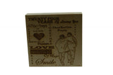 24 Years of Loving You Wooden Block