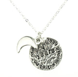 4th Anniversary Moon Necklace