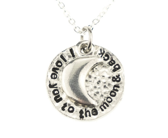 4th Anniversary Moon Necklace