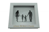 6 Years We Made A Family White Wooden Frame