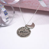 7th Anniversary Moon Necklace