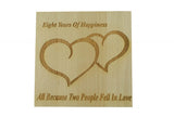 8 Years of Happiness Beech Block