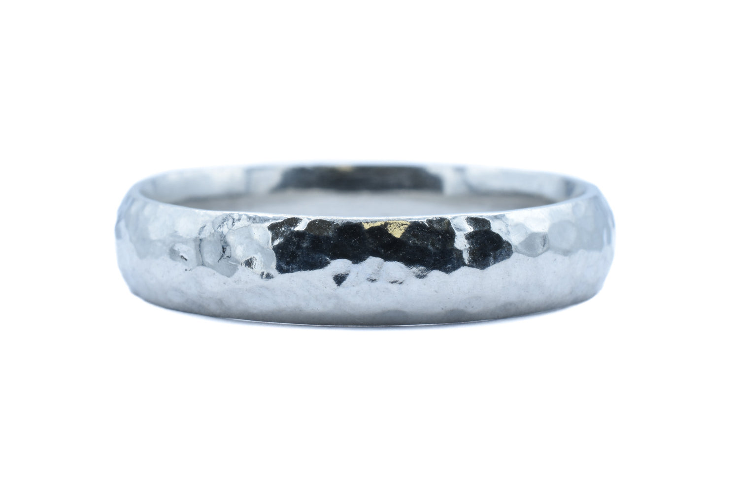 Beaten Tin Matching Rings - Mens and Ladies