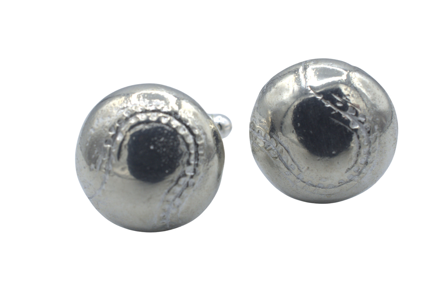 Cricket Ball Tin Cufflinks