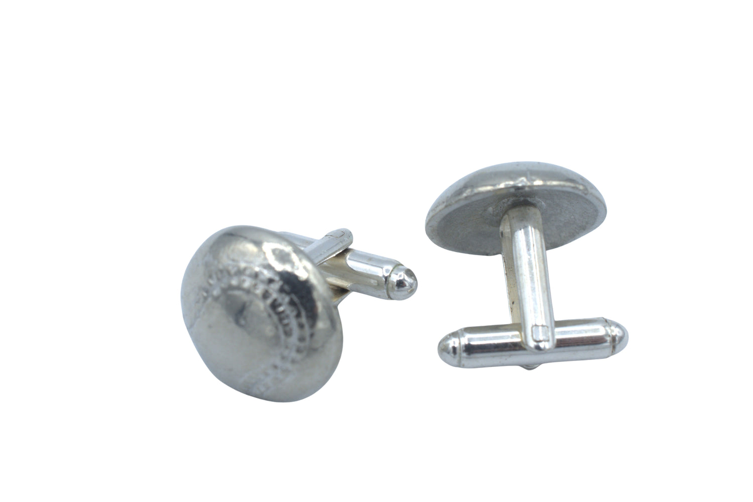 10th Wedding Cricket Ball Tin Cufflinks