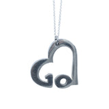 Cut-out Tin 10 Heart Pendant