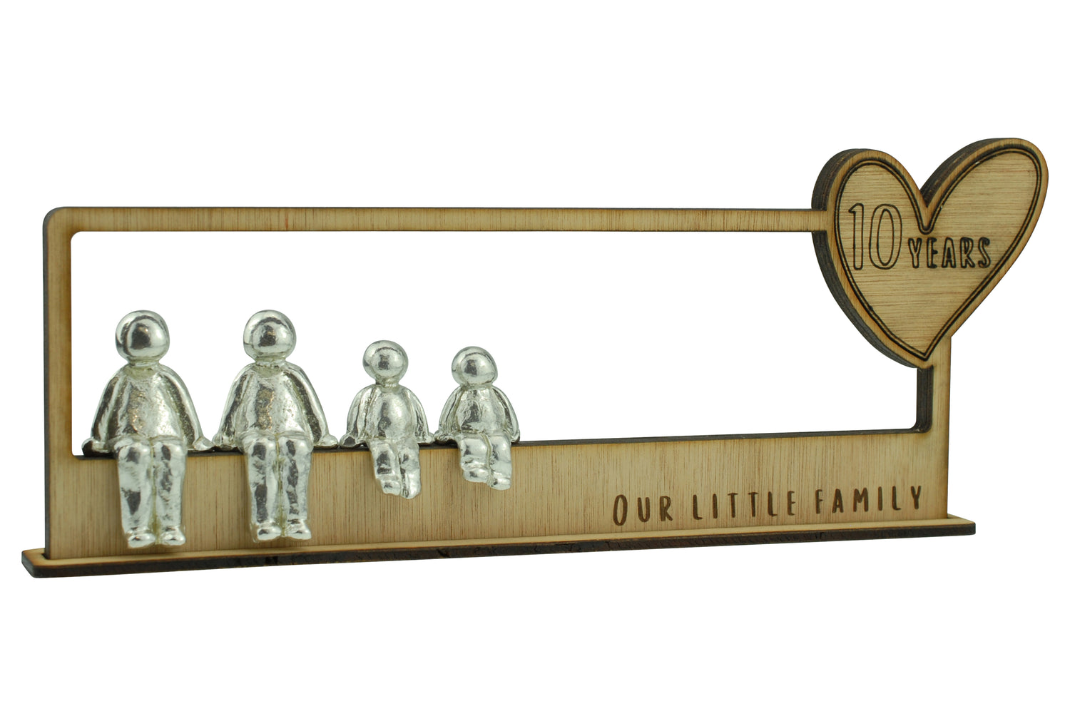 10 Years Our Little Family | 10th Anniversary Gift - Choose Your Own Family Combination