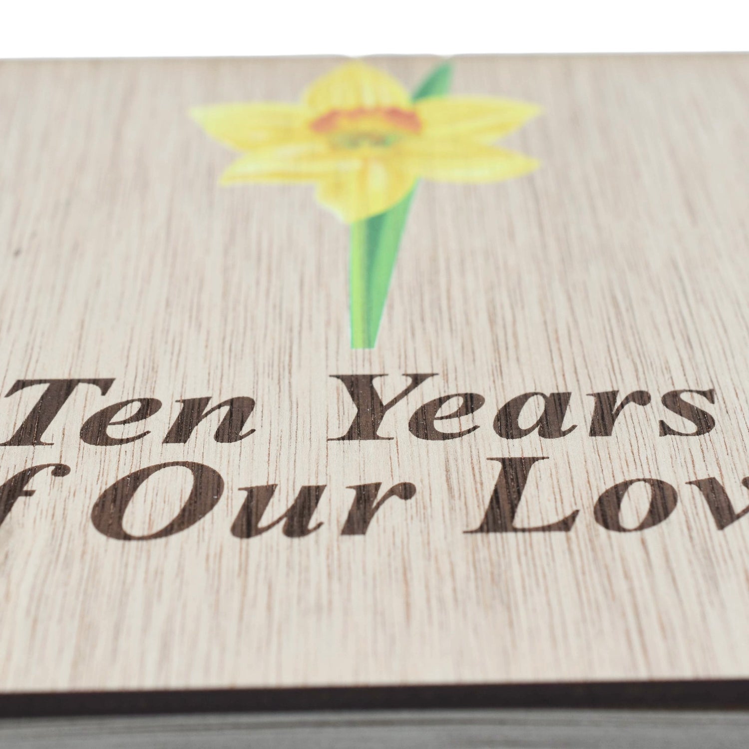 Daffodil 10 Year Anniversary Scrapbook