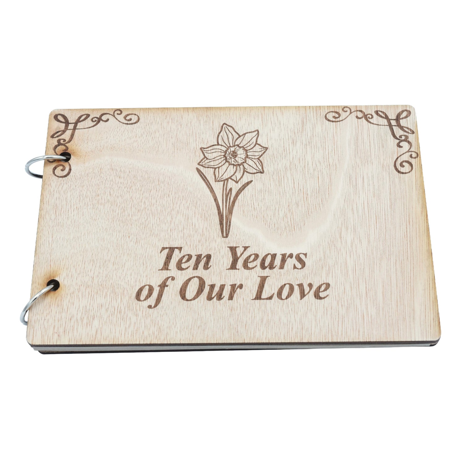 Daffodil 10th Anniversary Scrapbook - 10 Years Our Love