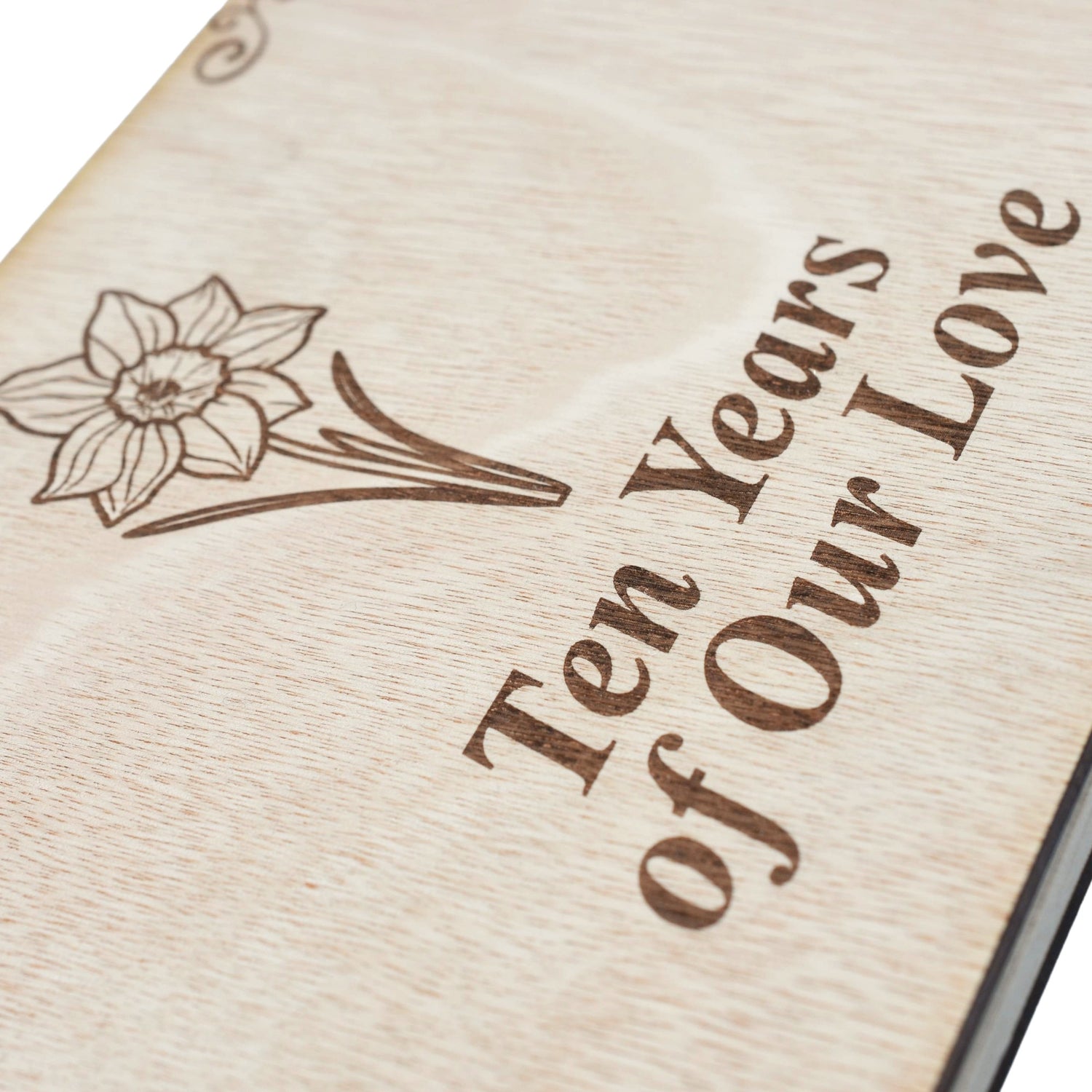 Daffodil 10th Anniversary Scrapbook - 10 Years Our Love