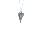 Heart Tin Pendant Necklace