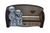 Cuddling Couple on Sofa - 10 Year Anniversary Gift