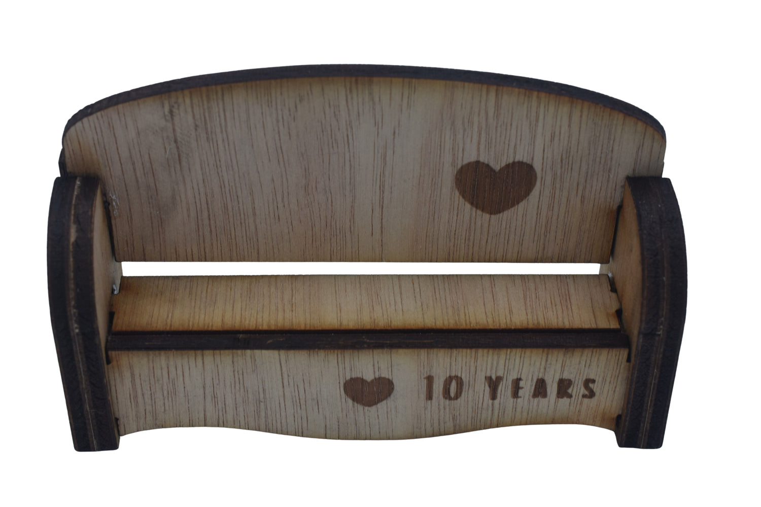 Cuddling Couple on Sofa - 10 Year Anniversary Gift