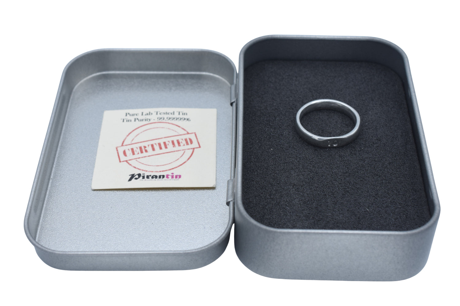 Ladies Signet Tin Rings