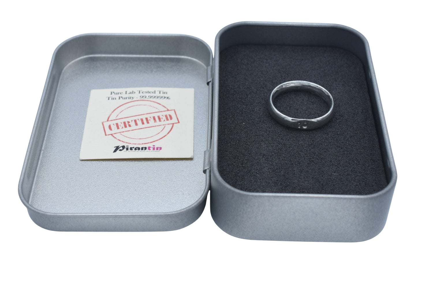 Mens Signet Tin Rings