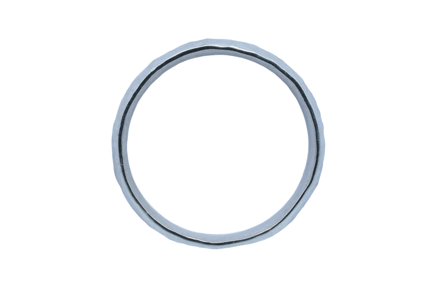 Mens Tin Beaten Ring