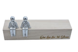 Our Love For 10 Years - Tin Sculpture Figurines 10th Anniversary Decoration