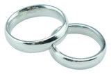 Plain Tin Matching Rings