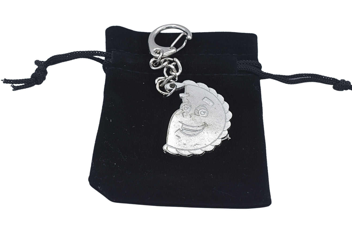 Smiling Pasty Tin Keyring