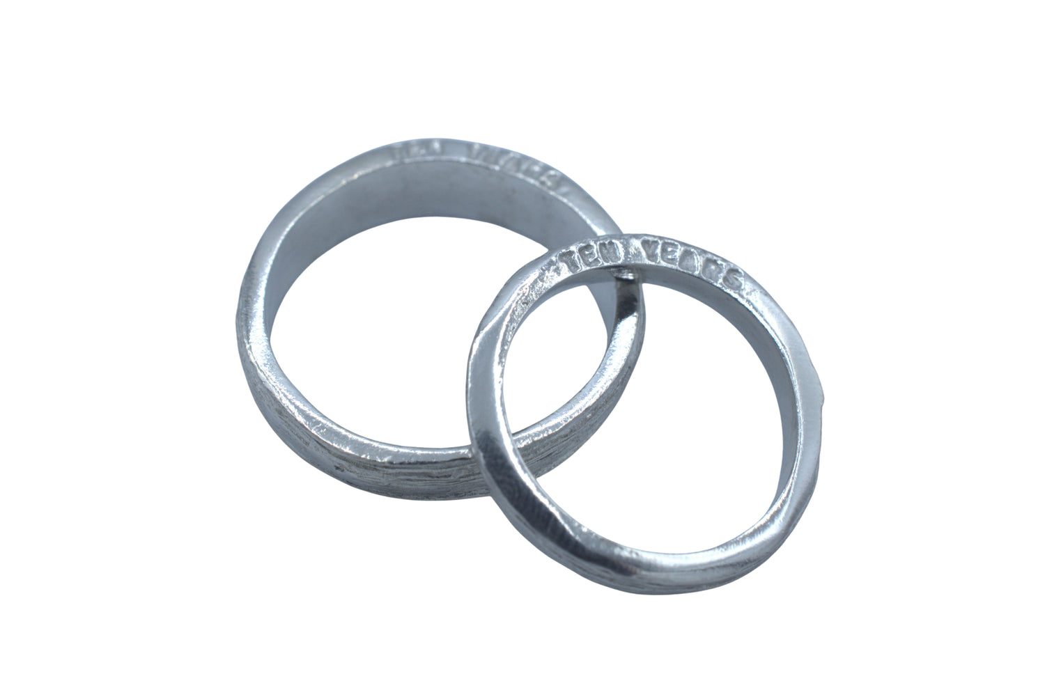 Ten Year Matching His & Her Rings