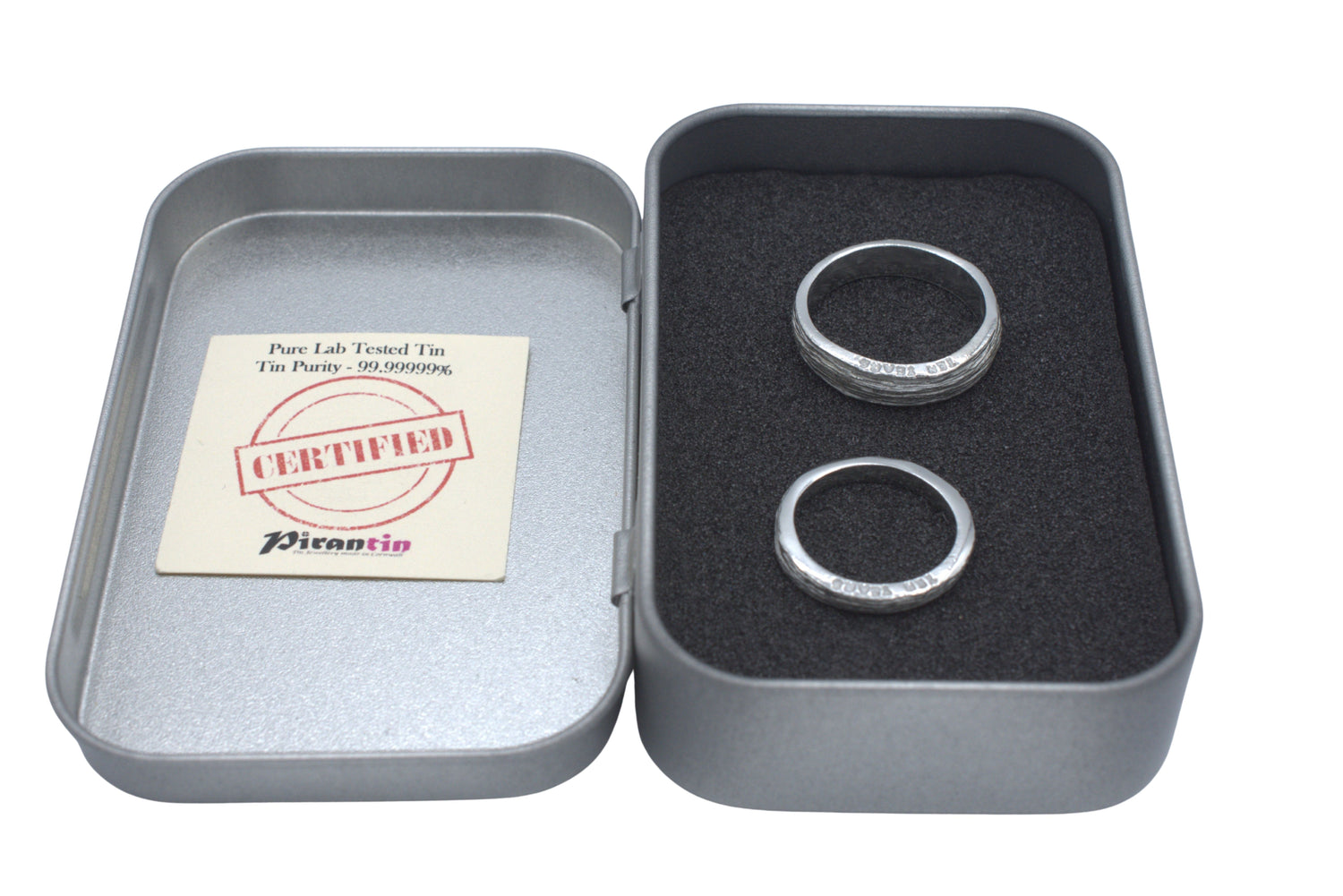 Ten Year Matching His & Her Rings