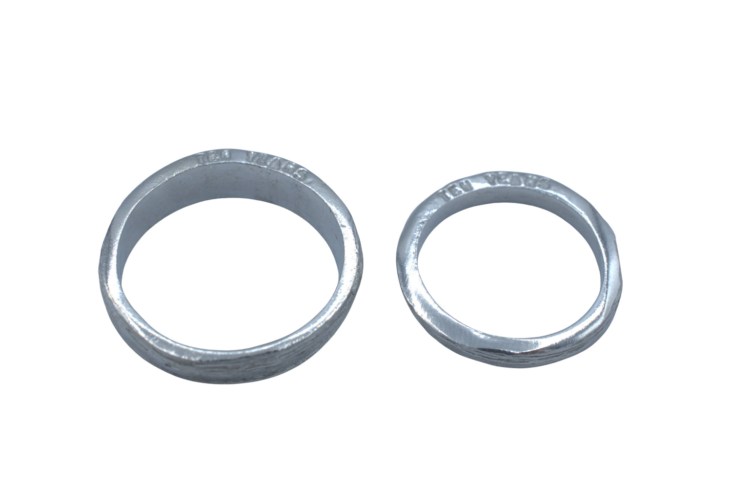 Ten Year Matching His & Her Rings