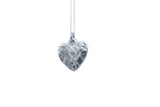 Tin Beaten Heart Necklace
