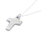 Tin Cross Necklace